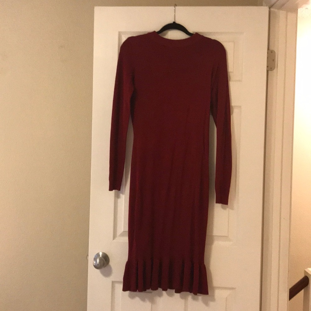 Red Sweater Mermaid Dress